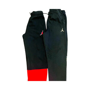 Jordan Medium Fleece Pants Bundle NWOT Men's + Boys Black Red Gold